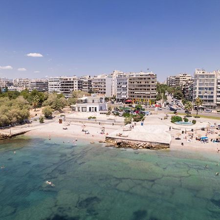 Luxury Seaside Apartment Next To Starbucks Opossite The Beach Park Of Flisvos Aten Exteriör bild